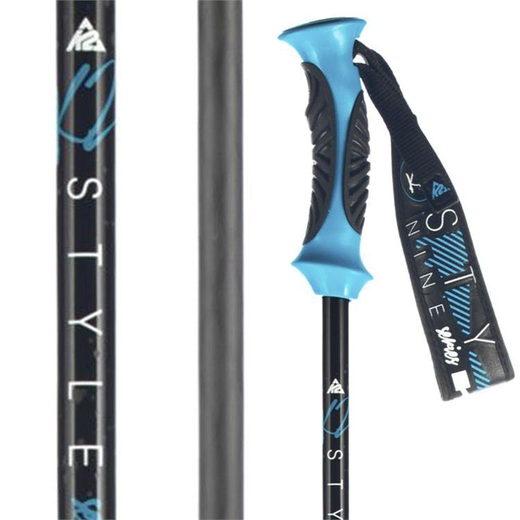 K2 Style 9 Carbon Ski Poles - Women's